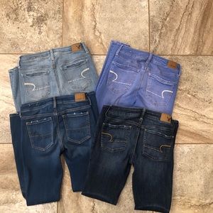 American Eagle Jeggings (4 pairs)